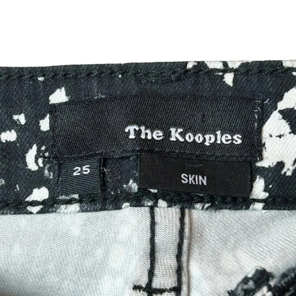 The Kooples  Skin Black and White Abstract Skull Print - Picture 8 of 8